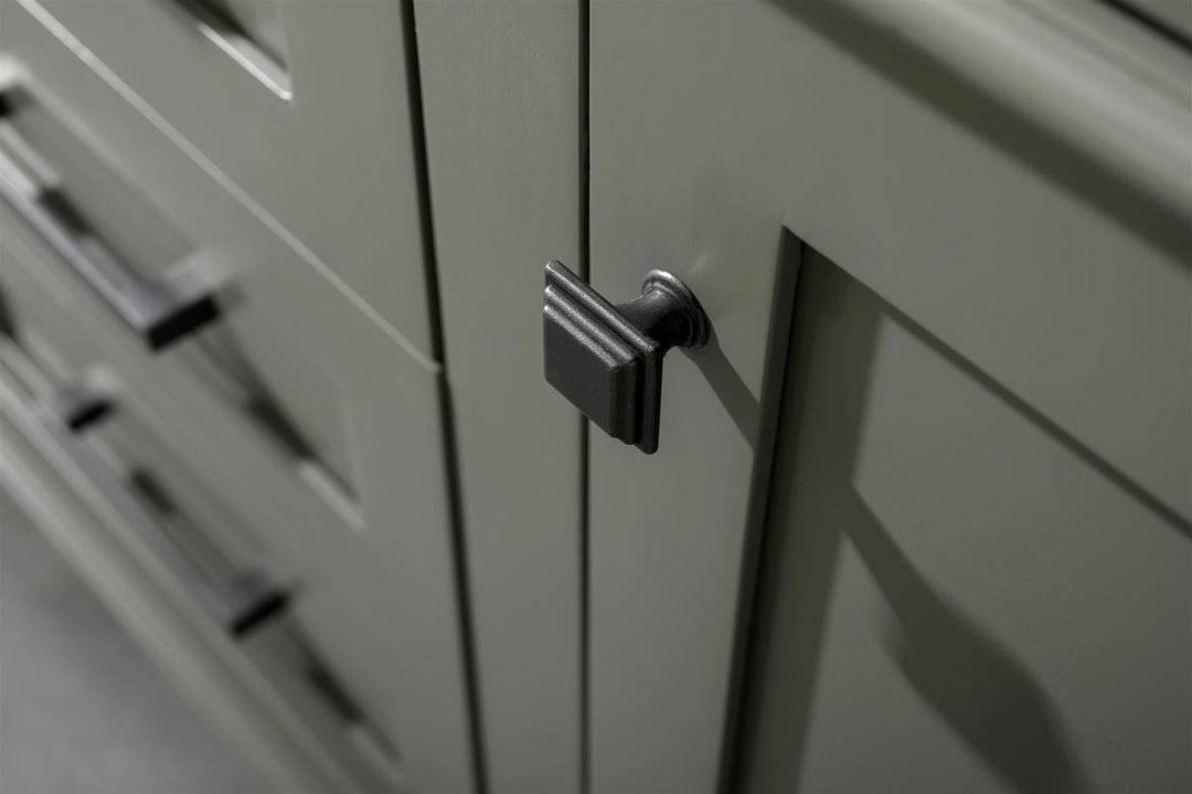 Legion Furniture WLF2260 Series 60" Single Sink Vanity in Pewter Green with Blue Limestone Top