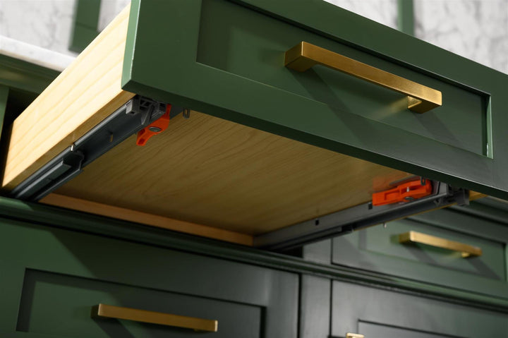 Legion Furniture WLF2260 Series 60" Single Sink Vanity in Vogue Green with Carrara Marble White Top