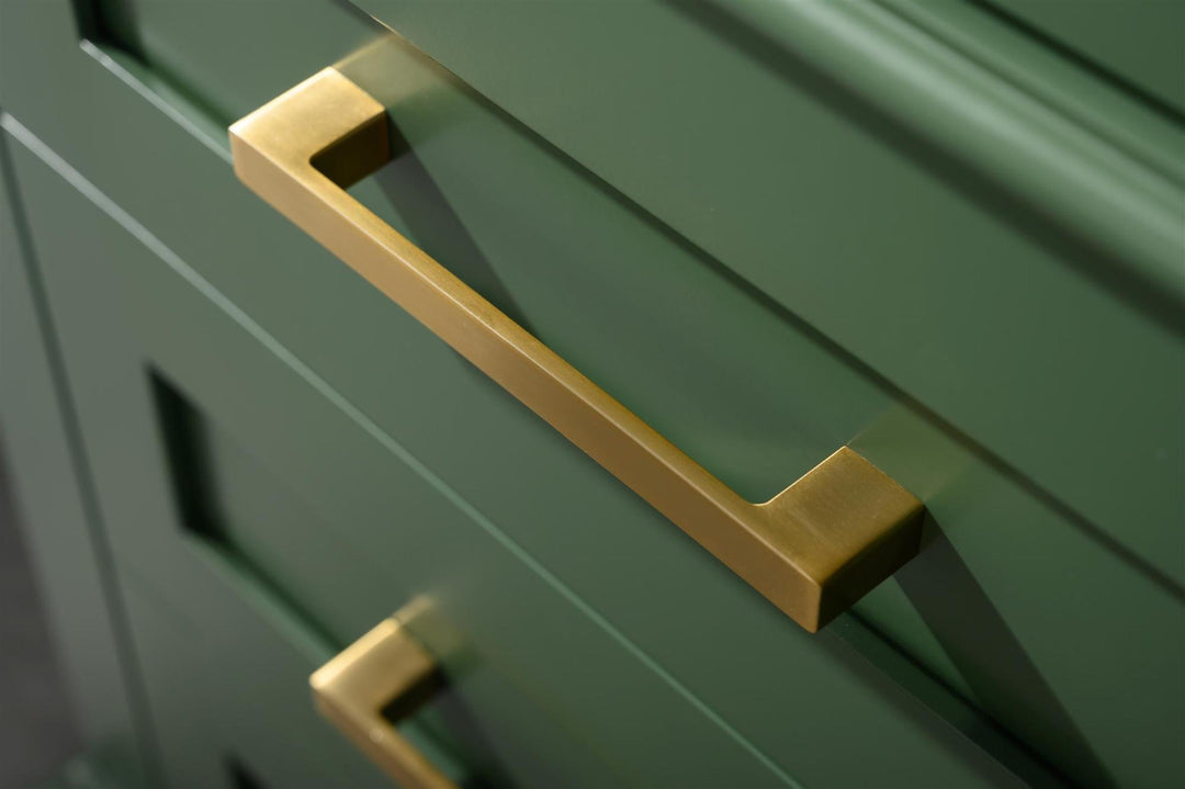 Legion Furniture WLF2260 Series 60" Single Sink Vanity in Vogue Green with Carrara Marble White Top