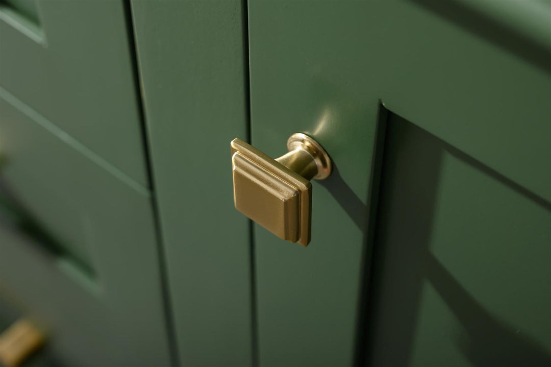 Legion Furniture WLF2260 Series 60" Single Sink Vanity in Vogue Green with Carrara Marble White Top