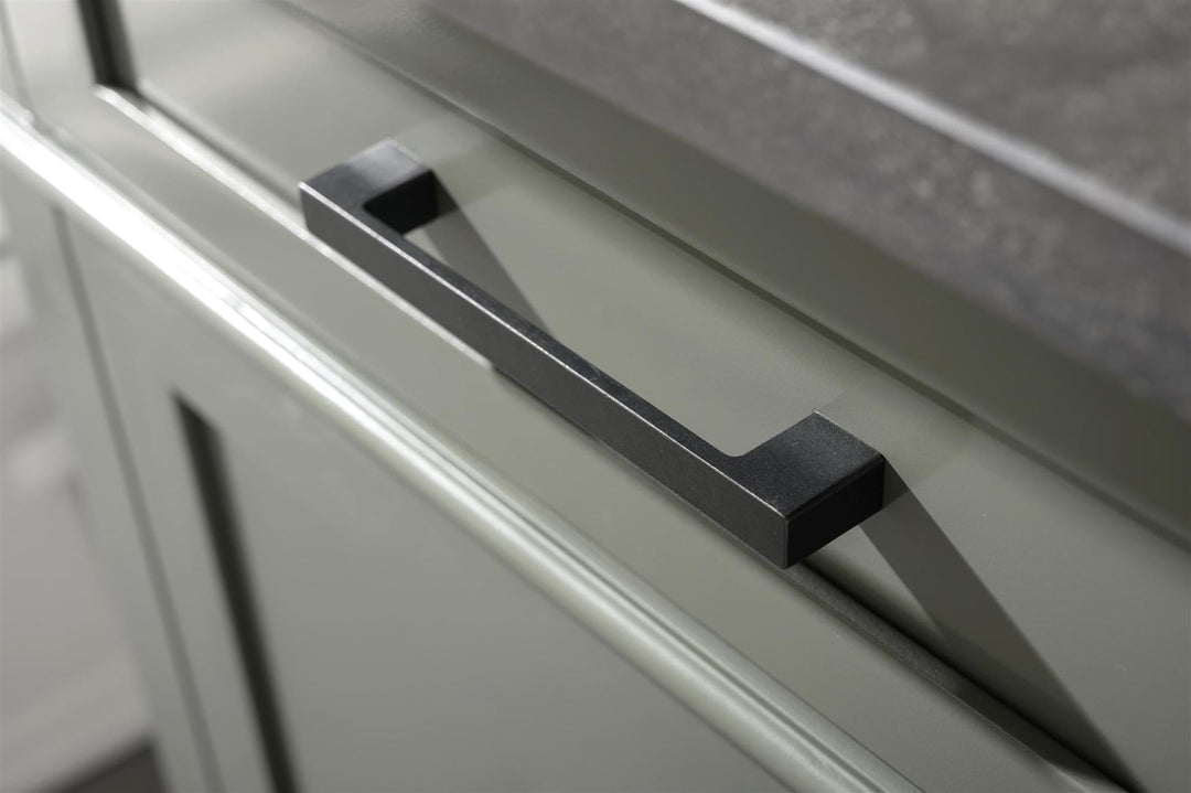 Legion Furniture WLF2272 Series 72” Double Sink Vanity in Pewter Green with Blue Limestone Top