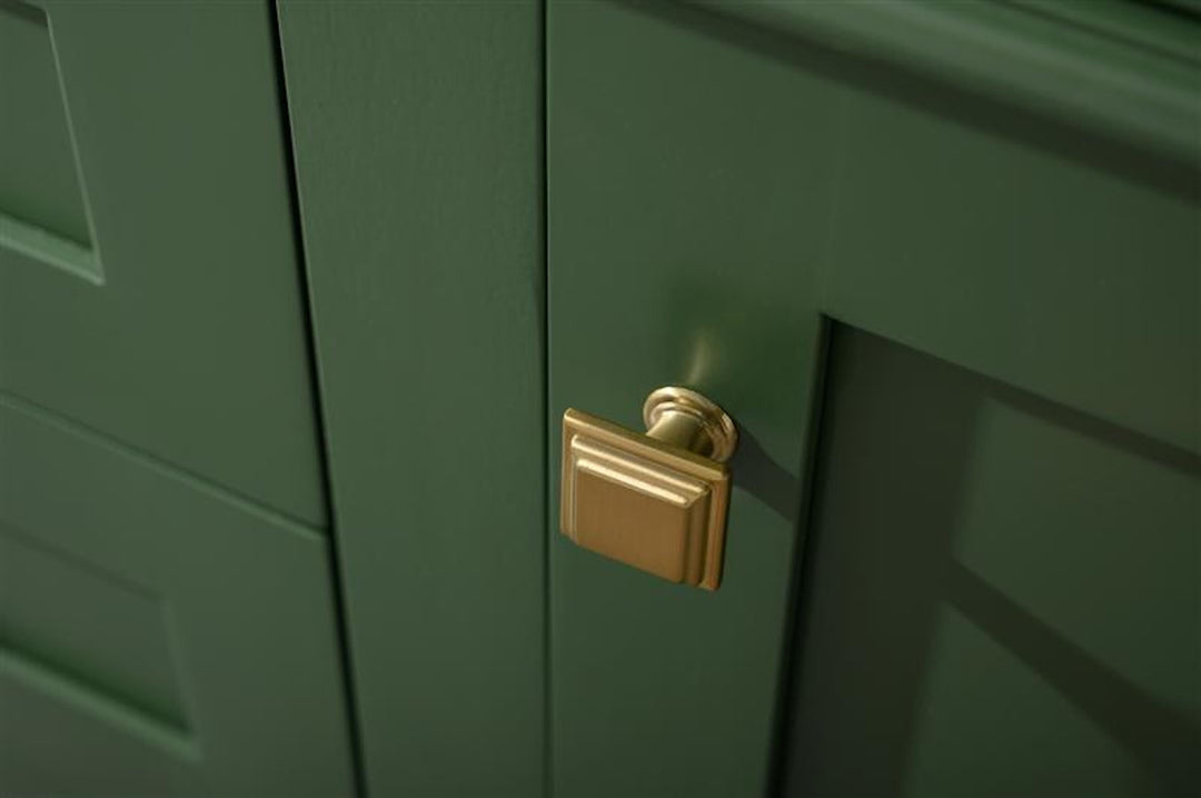 Legion Furniture WLF2272 Series 72” Double Sink Vanity in Vogue Green with Carrara Marble White Top