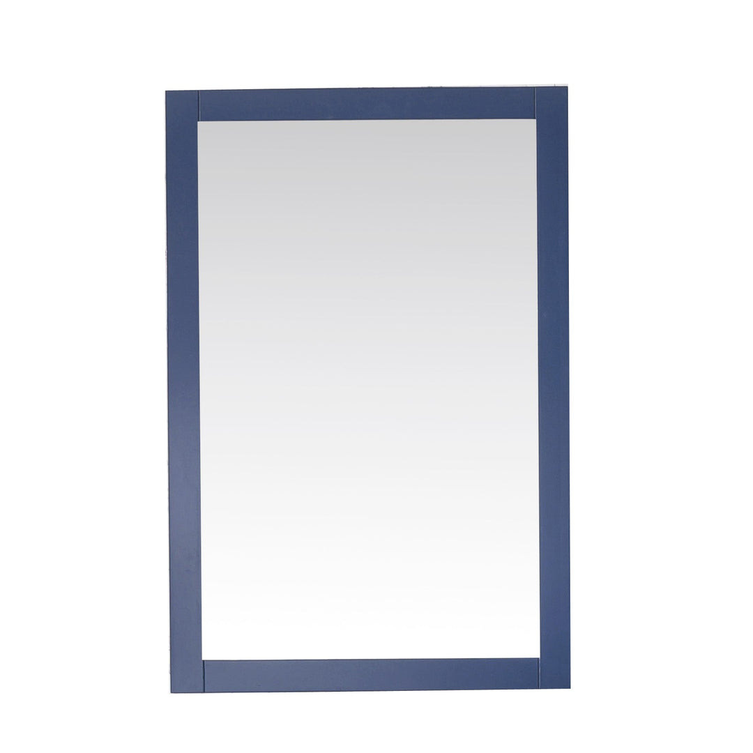Legion Furniture WLF2436 Series 24” x 36” Wood Mirror in Blue