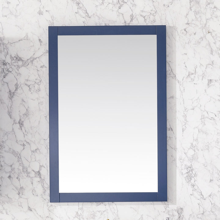 Legion Furniture WLF2436 Series 24” x 36” Wood Mirror in Blue
