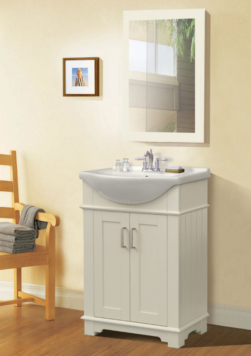 Legion Furniture WLF6042 Series 24" Single Sink Vanity in White