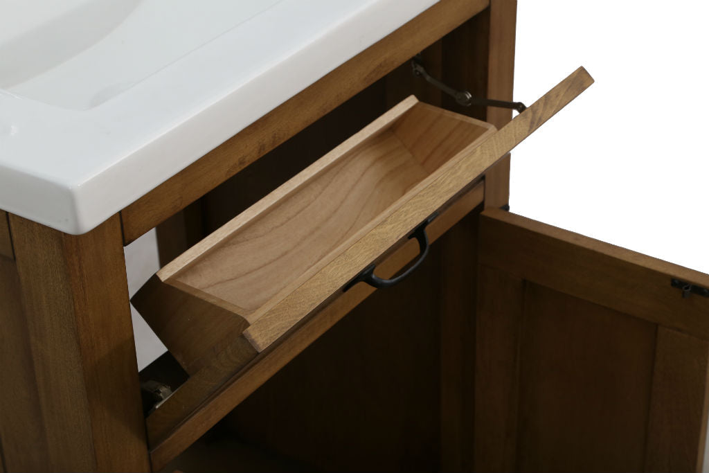 Legion Furniture WLF6044 Series 24" Single Sink Vanity in Weathered Gray