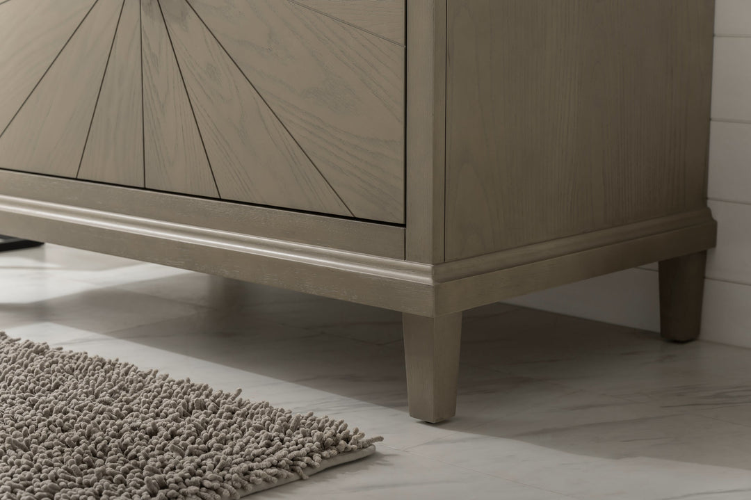 Legion Furniture WLF7040 Series 36” Single Sink Vanity in Antique Gray with Blue Limestone Top