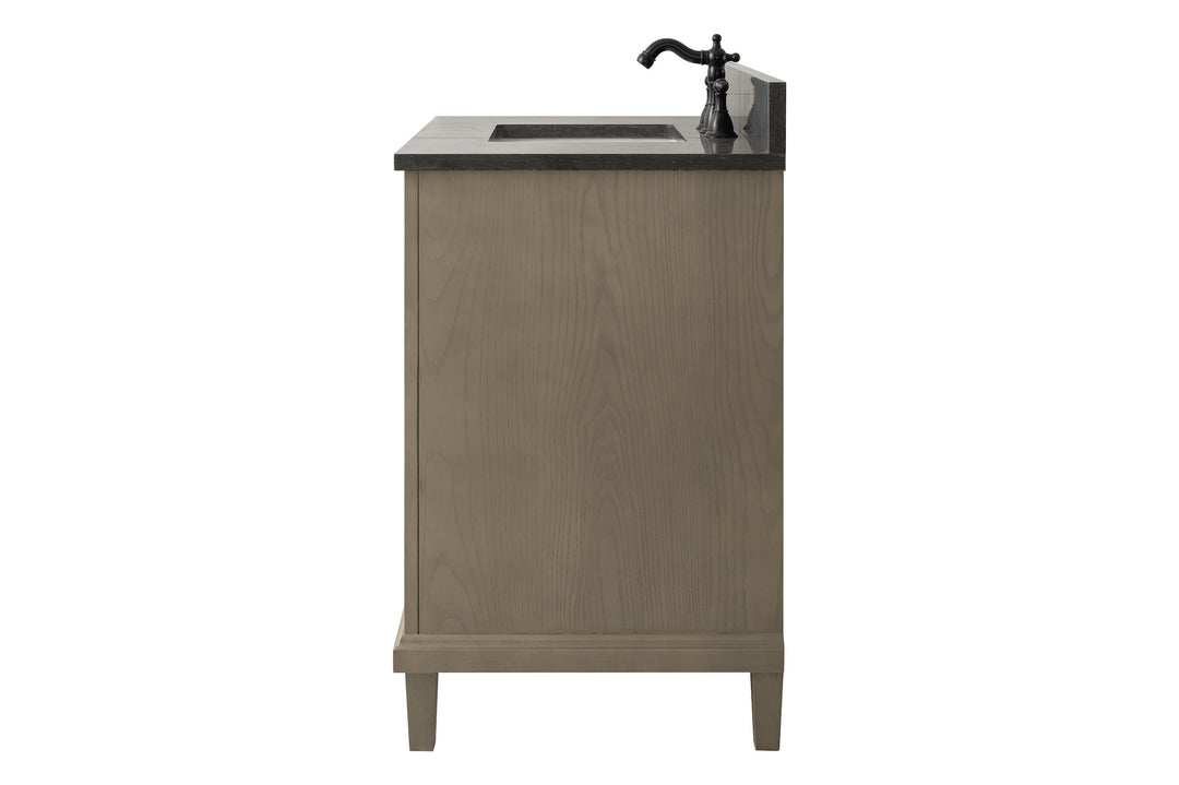 Legion Furniture WLF7040 Series 36” Single Sink Vanity in Antique Gray with Blue Limestone Top
