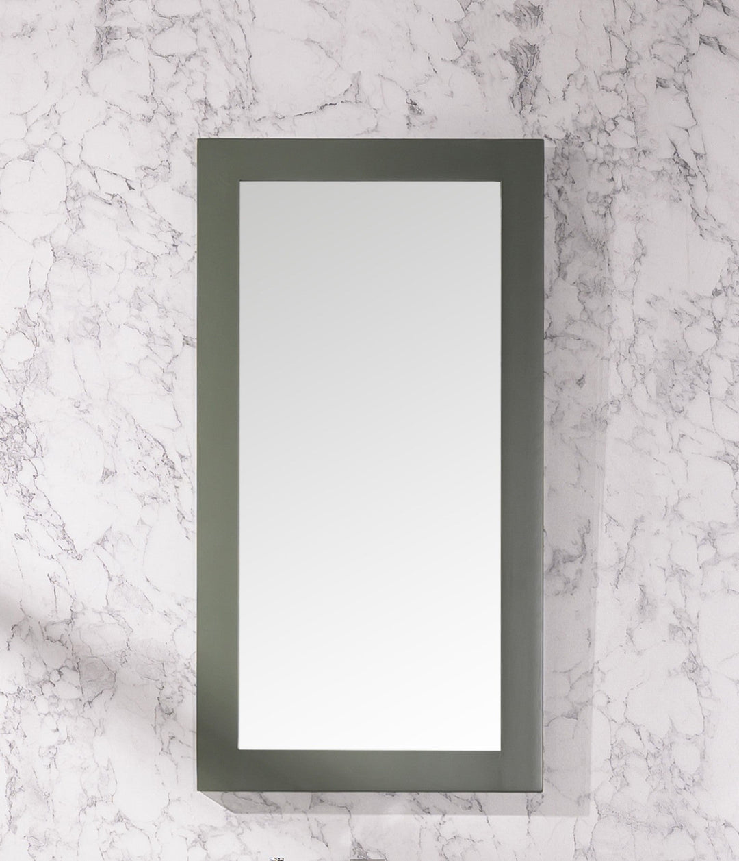 Legion Furniture WLF9018 Series 16” x 32” Mirror in Pewter Green