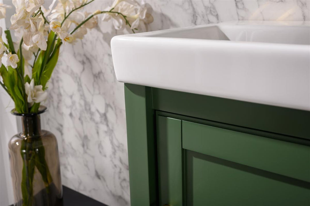 Legion Furniture WLF9018 Series 18” Single Sink Vanity in Vogue Green