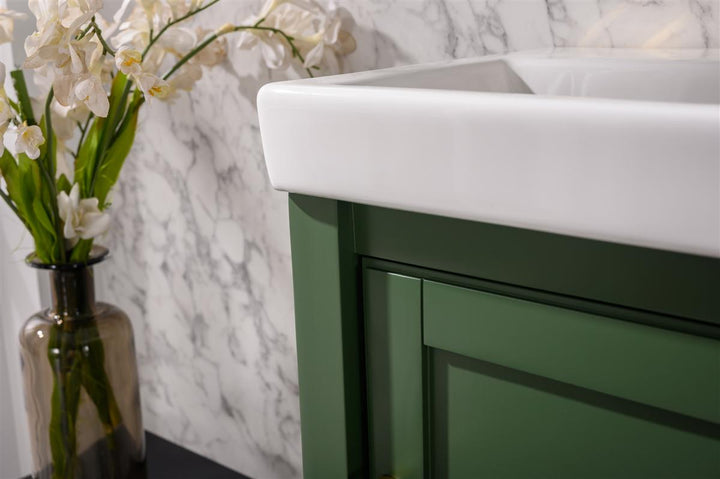 Legion Furniture WLF9018 Series 18” Single Sink Vanity in Vogue Green