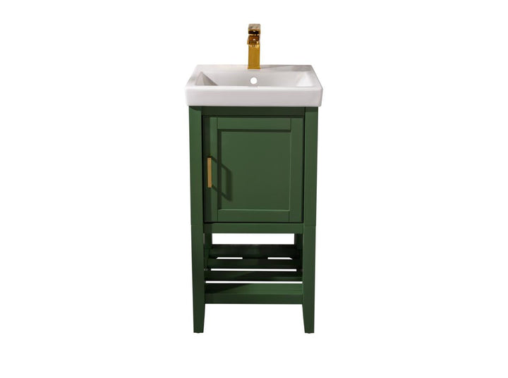 Legion Furniture WLF9018 Series 18” Single Sink Vanity in Vogue Green
