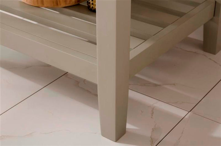 Legion Furniture 24" Kd White Gray Sink Vanity - WLF9024-RL