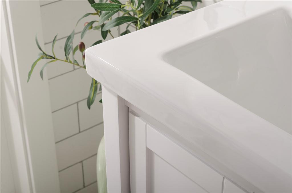 Legion Furniture WLF9024 Series KD 24” Single Sink Vanity in White