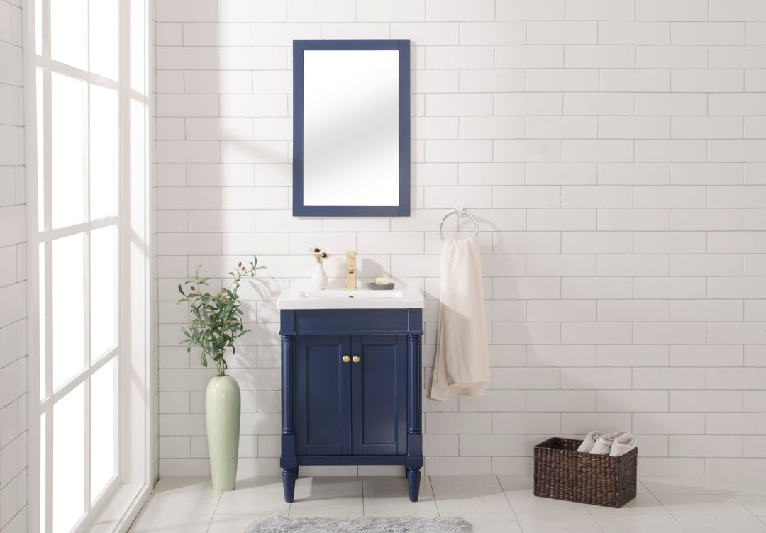 Legion Furniture WLF9024 Series 20” x 32” Mirror in Blue