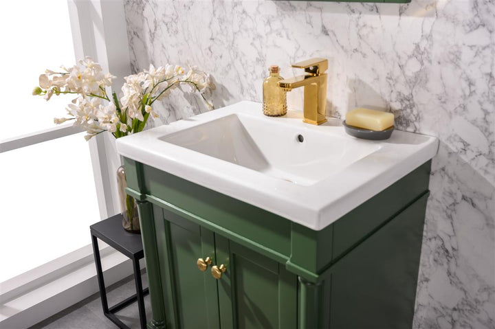 Legion Furniture WLF9224 Series 24” Single Sink Vanity in Vogue Green