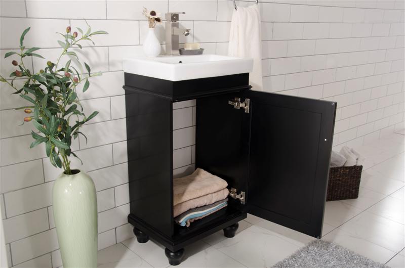 Legion Furniture WLF9318 Series 18" Single Sink Vanity in Espresso