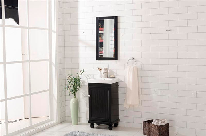 Legion Furniture WLF9318 Series 18" Single Sink Vanity in Espresso