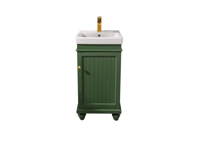 Legion Furniture WLF9318 Series 18" Single Sink Vanity in Vogue Green