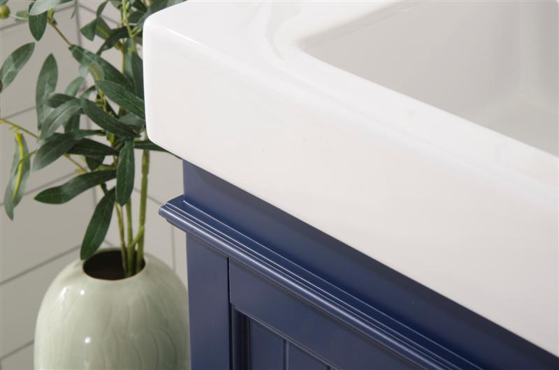 Legion Furniture WLF9324 Series 24” Single Sink Vanity in Blue