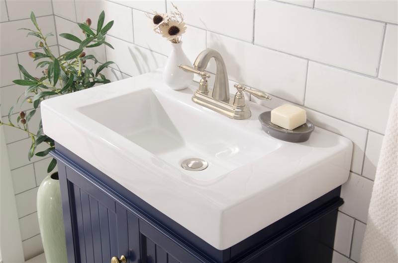 Legion Furniture WLF9324 Series 24” Single Sink Vanity in Blue