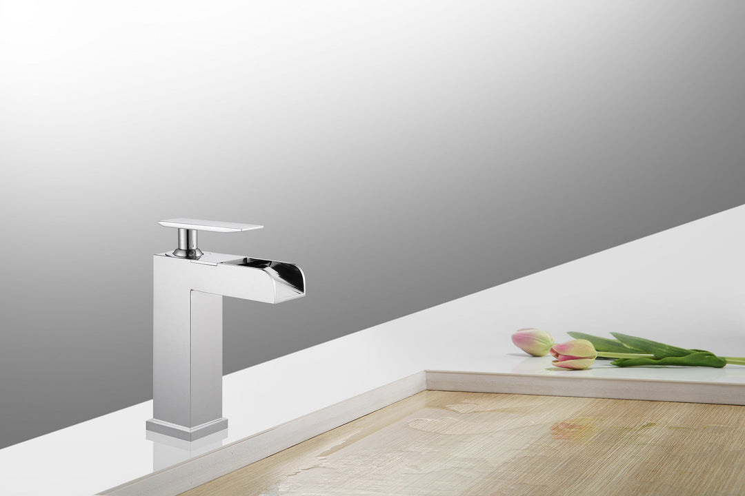 Legion Furniture ZY8001 Series Faucet in Chrome with Pop-up Drain