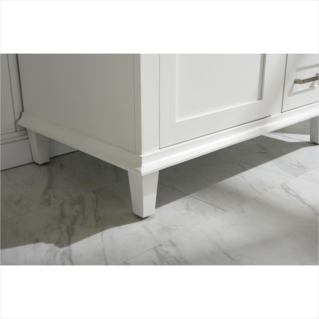 Legion Furniture WLF2236 Series 36” Single Sink Vanity in White with Carrara Marble White Top