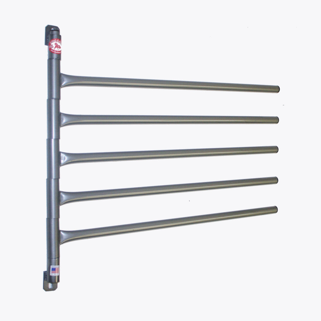 5-Arm Wall Mounted Yoga Mat Rack