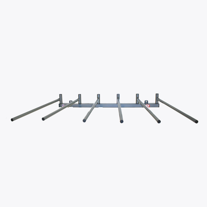 6-arm Wall Mounted Yoga Mat Rack