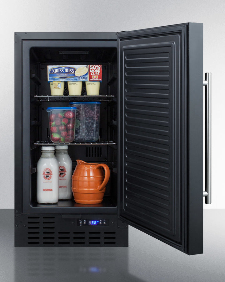 Summit 18" Wide Built-In All-Refrigerator ADA Compliant - FF1843BADA