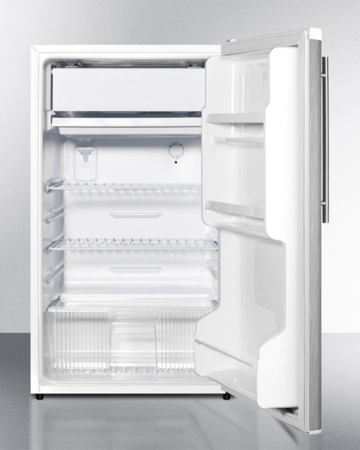 Summit 19" Wide Auto Defrost Refrigerator-Freezer With Thin Handle ADA Compliant - FF412ESSSHVADA