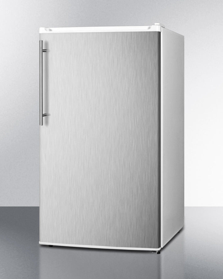 Summit 19" Wide Auto Defrost Refrigerator-Freezer With Thin Handle ADA Compliant - FF412ESSSHVADA