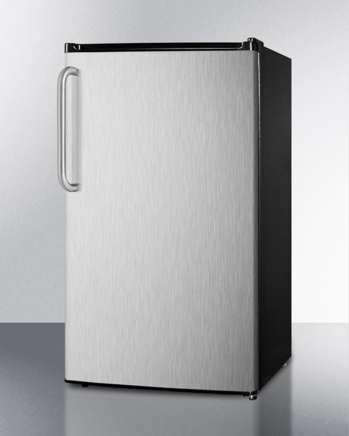 Summit 19" Wide Auto Defrost Refrigerator-Freezer With Towel Bar Handle ADA Compliant - FF433ESSSTBADA