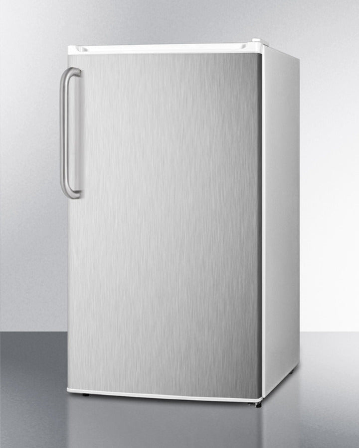 Summit 19" Wide Auto Defrost Refrigerator-Freezer With Towel Bar Handle ADA Compliant - FF412ESSSTBADA