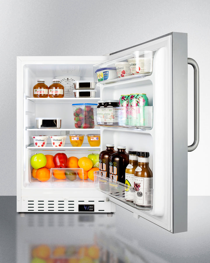 Summit 20" Wide Built-In All-Refrigerator ADA Compliant - ALR46WCSS