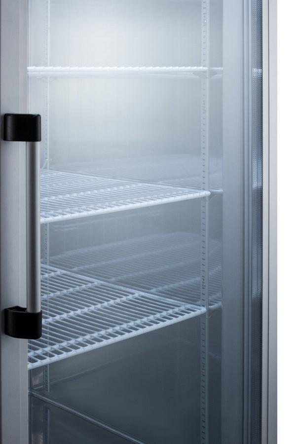 Summit 23 Cu.Ft. Glass Door Reach-In Refrigerator - SCR23SSG