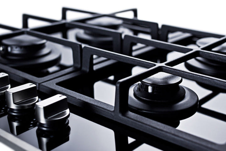 Summit 24" Wide 4-Burner Gas Cooktop - GC424BGL