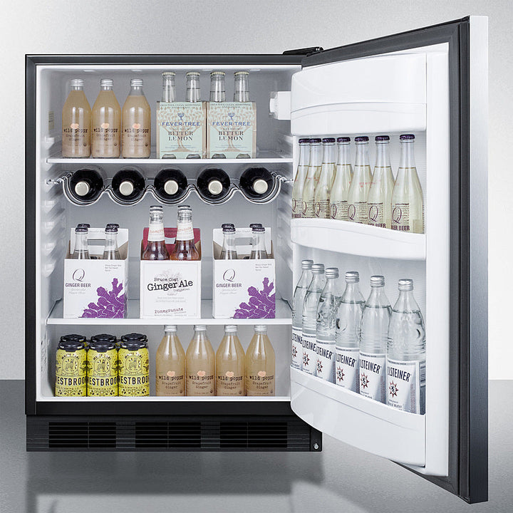 Summit 24" Wide Built-In All-Refrigerator ADA Compliant - AR5BS