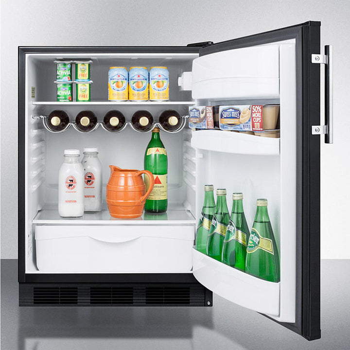 Summit 24" Wide Built-In All-Refrigerator ADA Compliant - FF63BKBIADA