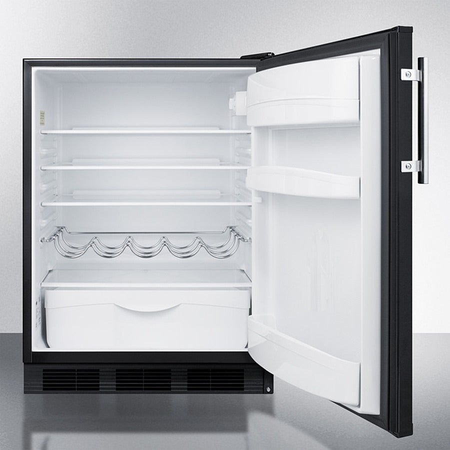 Summit 24" Wide Built-In All-Refrigerator ADA Compliant - FF63BKBIADA