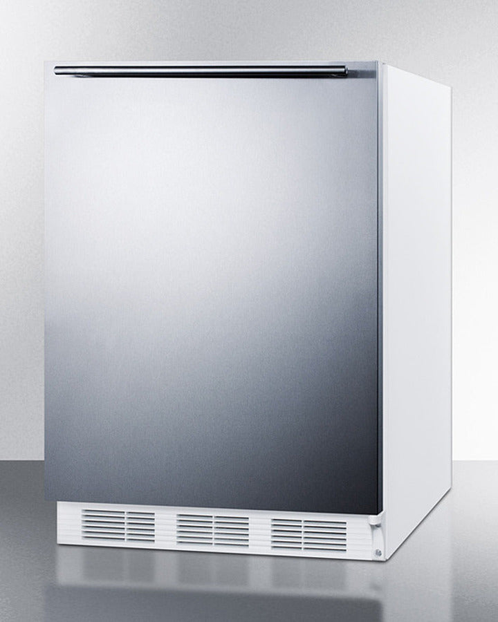 Summit 24" Wide Built-In All-Refrigerator With Horizontal Handle ADA Compliant - FF61WBISSHHADA