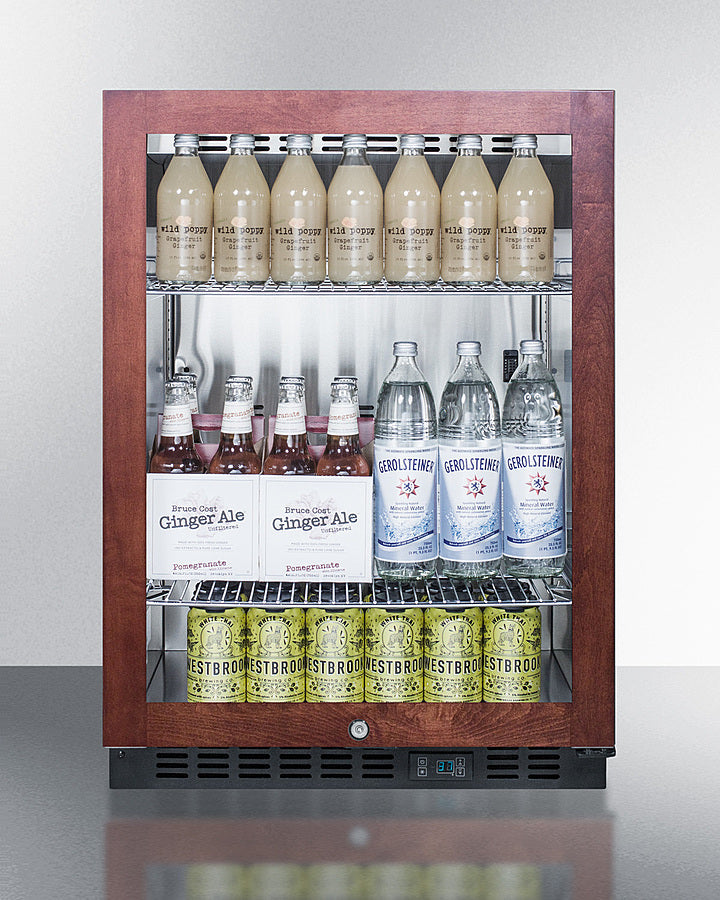 Summit 24" Wide Built-In Beverage Center - SCR610BLPNR