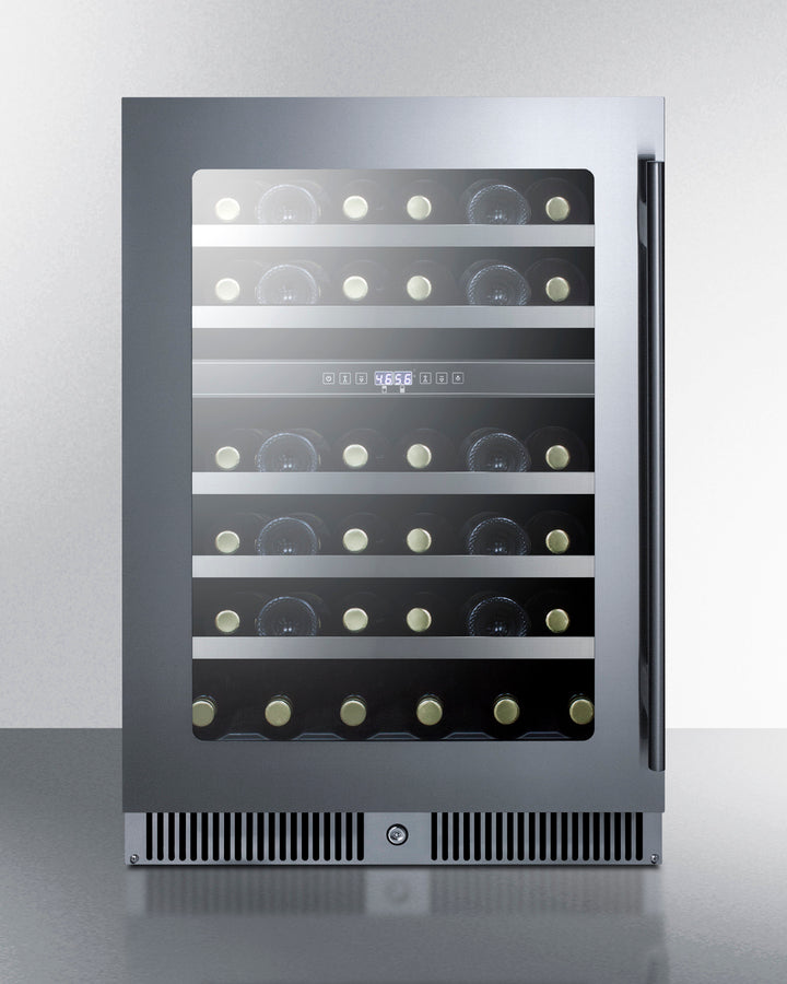 Summit 24" Wide Built-In Dual-Zone Wine Cellar - CL244WCLHD