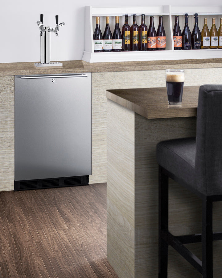 Summit 24" Wide Built-In Kegerator, ADA Compliant - SBC58BLBIADALock