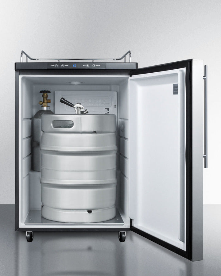 Summit 24" Wide Built-In Kegerator - SBC635MBI7NKSSHV