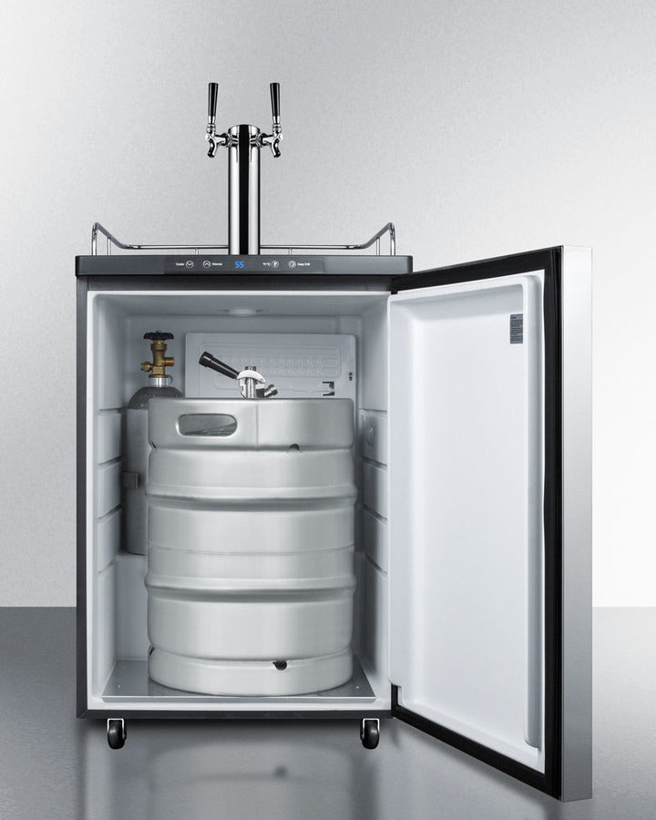 Summit 24" Wide Built-In Kegerator - SBC635MBI7SSHHTWIN