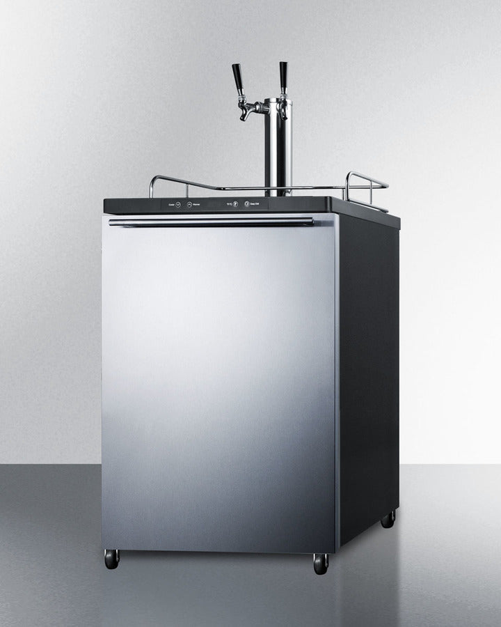 Summit 24" Wide Built-In Kegerator - SBC635MBI7SSHHTWIN