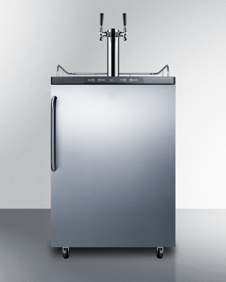 Summit 24" Wide Built-In Kegerator - SBC635MBI7SSTBTWIN