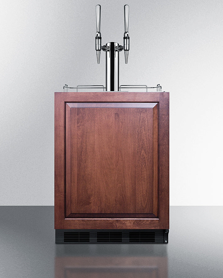 Summit 24" Wide Built-In Nitro-Infused Coffee Kegerator ADA Compliant - SBC58BLBIADAIFNCFTWIN