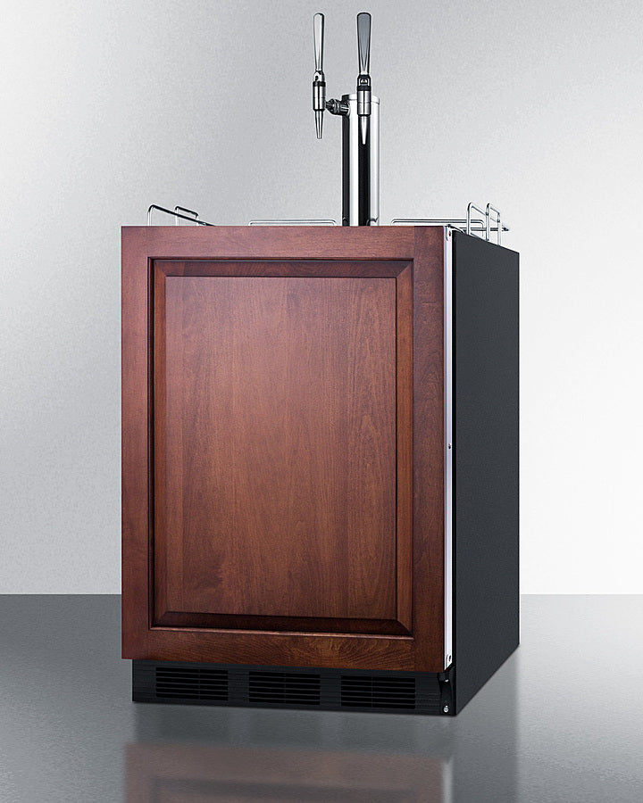 Summit 24" Wide Built-In Nitro-Infused Coffee Kegerator ADA Compliant - SBC58BLBIADAIFNCFTWIN